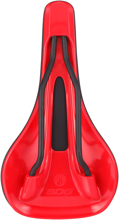SDG Bel-Air V3 MAX Saddle - Lux-Alloy, Black/Red, Sonic Welded Sides - Saddles - Bel-Air V3 MAX Saddle