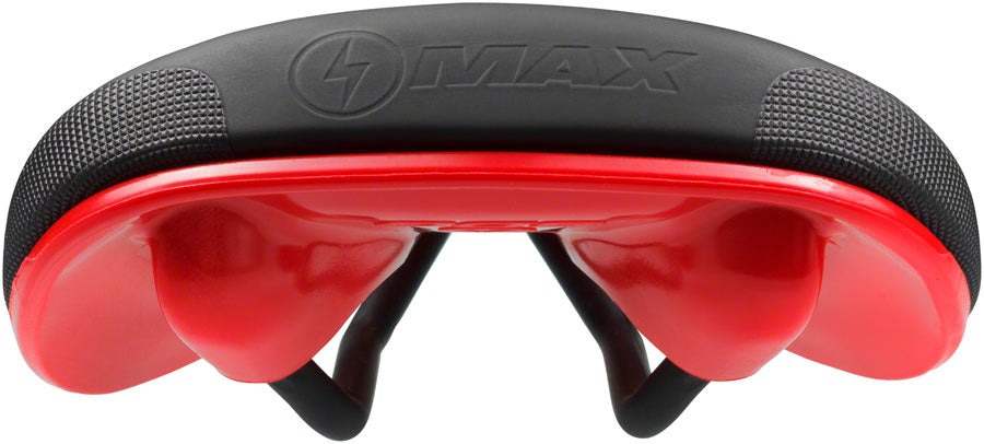 SDG Bel-Air V3 MAX Saddle - Lux-Alloy, Black/Red, Sonic Welded Sides - Saddles - Bel-Air V3 MAX Saddle