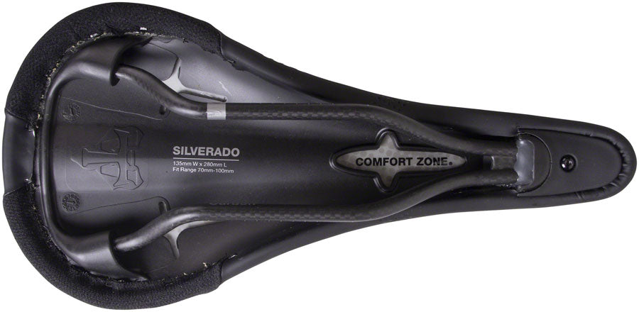 WTB Silverado Saddle - Carbon, Black, Narrow - Saddles - Silverado Saddle