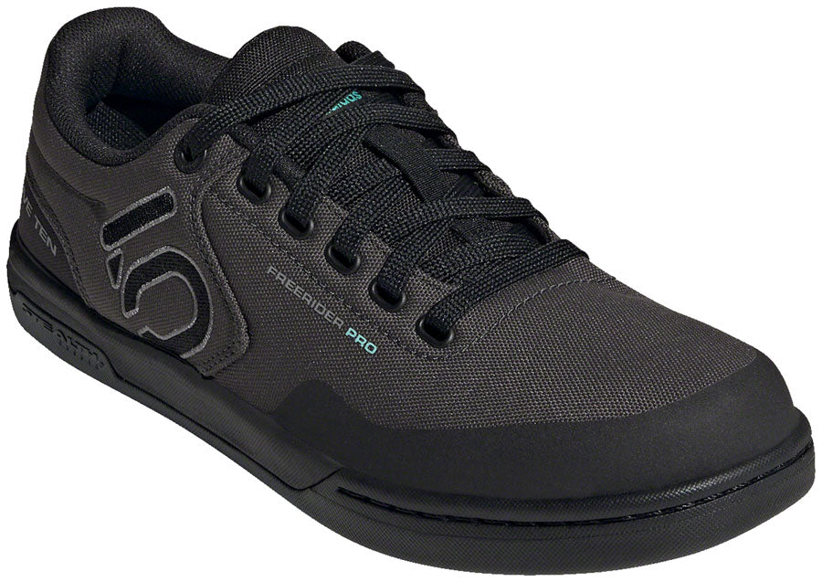 Five Ten Freerider Pro Canvas Flat Shoes - Men's, DGH Solid Gray/Core Black/Gray Three, 12