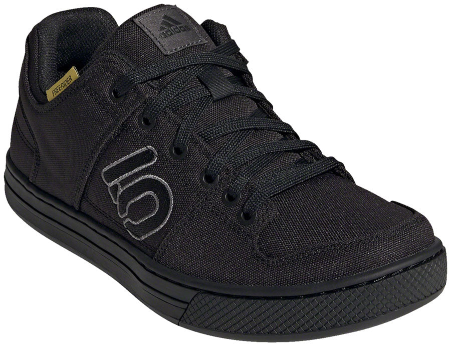 Five Ten Freerider Canvas Flat Shoes - Men's, Core Black/DGH Solid Gray/Gray Five, 8