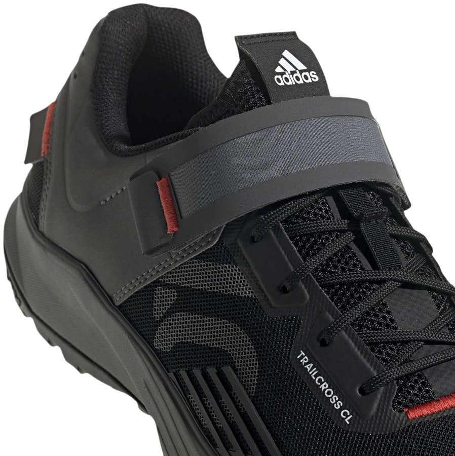 Five Ten Trailcross Mountain Clipless Shoes - Men's, Core Black/Gray Three/Red, 13 - Mountain Shoes - Trailcross Clip-In Shoe - Men's, Core Black/Grey Three/Red