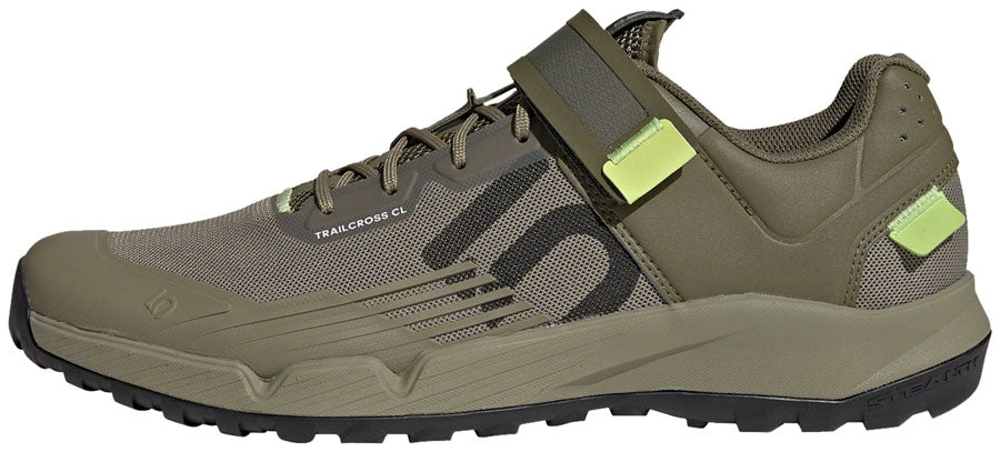 Five Ten Trailcross Mountain Clipless Shoes - Men's, Orbit Green/Carbon/Pulse Lime, 8.5 - Mountain Shoes - Trailcross Clip-In Shoe - Men's, Orbit Green/Carbon/Pulse Lime