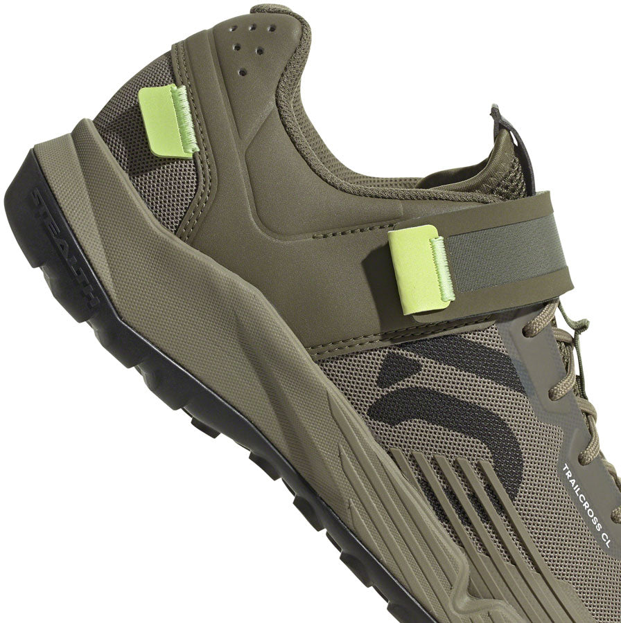 Five Ten Trailcross Mountain Clipless Shoes - Men's, Orbit Green/Carbon/Pulse Lime, 9.5 - Mountain Shoes - Trailcross Clip-In Shoe - Men's, Orbit Green/Carbon/Pulse Lime