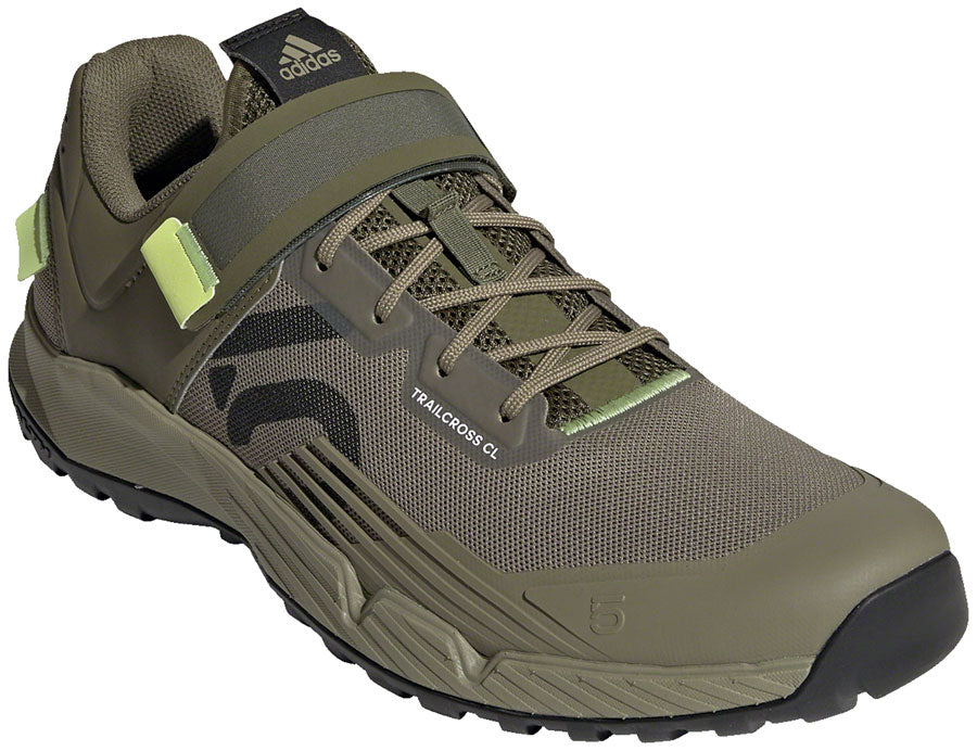 Five Ten Trailcross Mountain Clipless Shoes - Men's, Orbit Green/Carbon/Pulse Lime, 13 MPN: GZ9849-13 UPC: 195734366093 Mountain Shoes Trailcross Clip-In Shoe - Men's, Orbit Green/Carbon/Pulse Lime