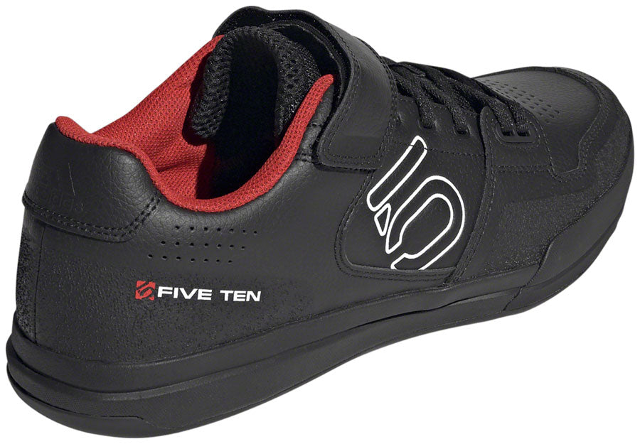 Five Ten Hellcat Clipless Shoes - Men's, Core Black/Core Black/Ftwr White, 10 - Flat Shoe - Hellcat Clipless Shoe - Men's, Core Black/Core Black/Ftwr White