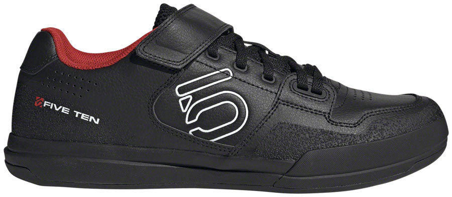 Five Ten Hellcat Clipless Shoes - Men's, Core Black/Core Black/Ftwr White, 9.5 - Flat Shoe - Hellcat Clipless Shoe - Men's, Core Black/Core Black/Ftwr White