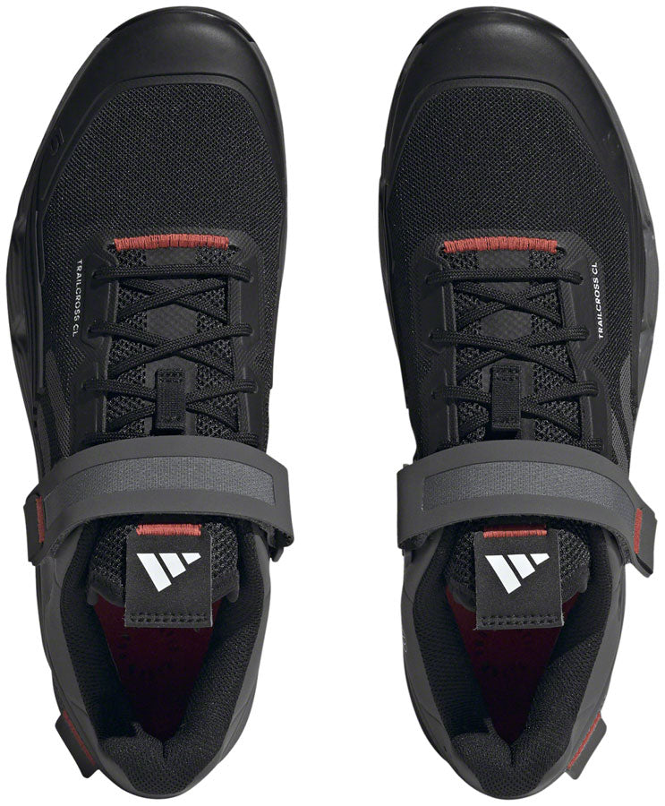 Five Ten Trailcross Mountain Clipless Shoes - Men's, Core Black/Gray Three/Red, 10 MPN: HP9926-10 UPC: 195748352297 Mountain Shoes Trailcross Clip-In Shoe - Men's, Core Black/Grey Three/Red