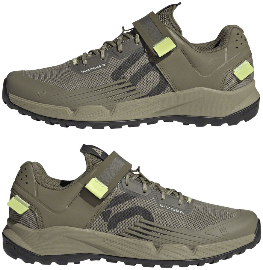 Five Ten Trailcross Mountain Clipless Shoes - Men's, Orbit Green/Carbon/Core Black, 12 - Mountain Shoes - Trailcross Clip-In Shoe - Men's, Orbit Green/Carbon/Core Black