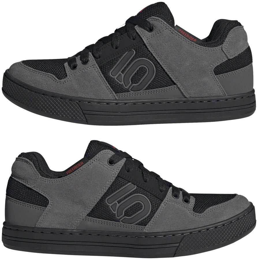 Five Ten Freerider Flat Shoes - Men's, Gray Five/Core Black/Gray Four, 8.5 - Flat Shoe - Freerider Flat Shoe  -  Men's, Grey Five / Core Black / Grey Four