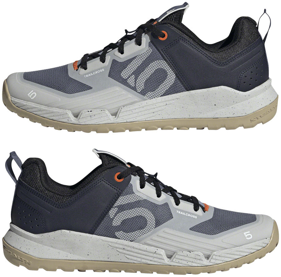 Five Ten Trailcross XT Flat Shoes - Men's, Silver Violet/Ftwr White/Steel, 10 - Flat Shoe - Trailcross XT Flat Shoe - Men's, Silver Violet/Ftwr White/Wonder Steel