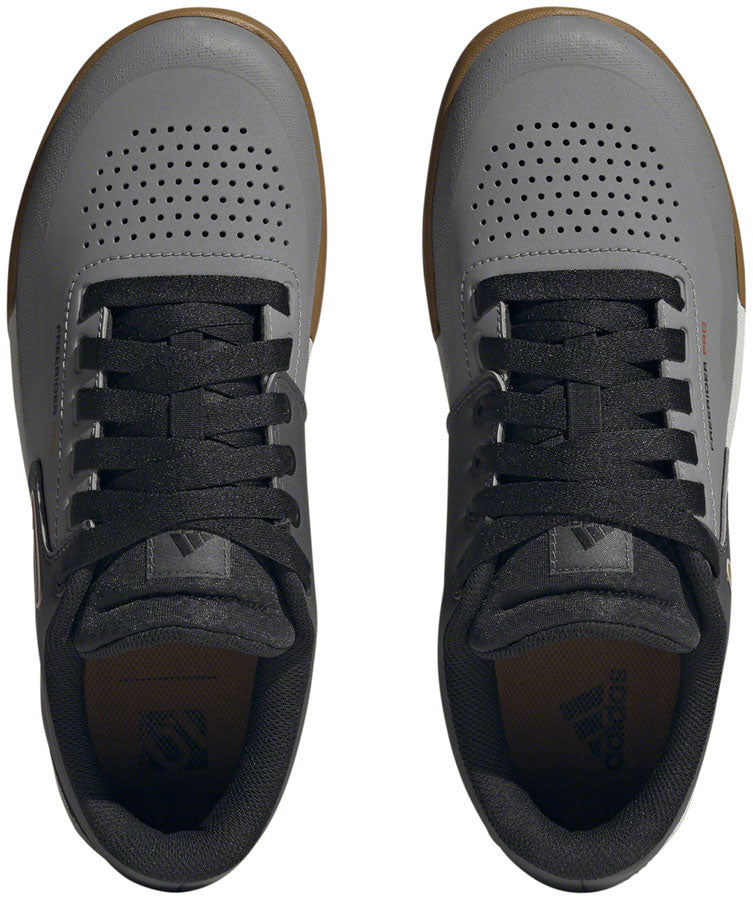 Five Ten Freerider Pro Flat Shoes - Men's, Gray Three/Bronze/Core Black, 9 MPN: HQ1085-9 UPC: 195748039471 Flat Shoe Freerider Pro Flat Shoe - Men's, Gray Three/Bronze Strata/Core Black
