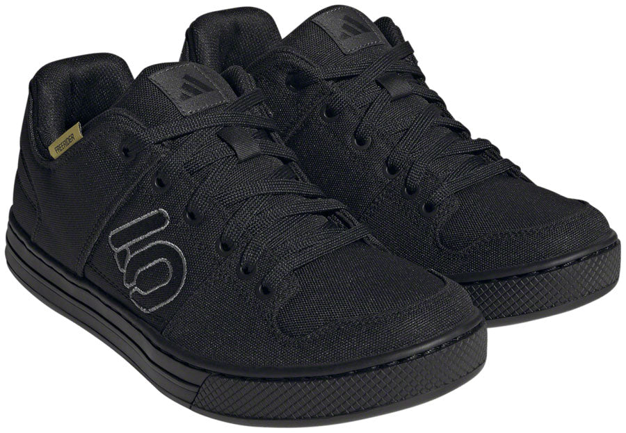 Five Ten Freerider Canvas Flat Shoes - Men's, Core Black/Dgh Solid Gray/Gray Five, 12.5