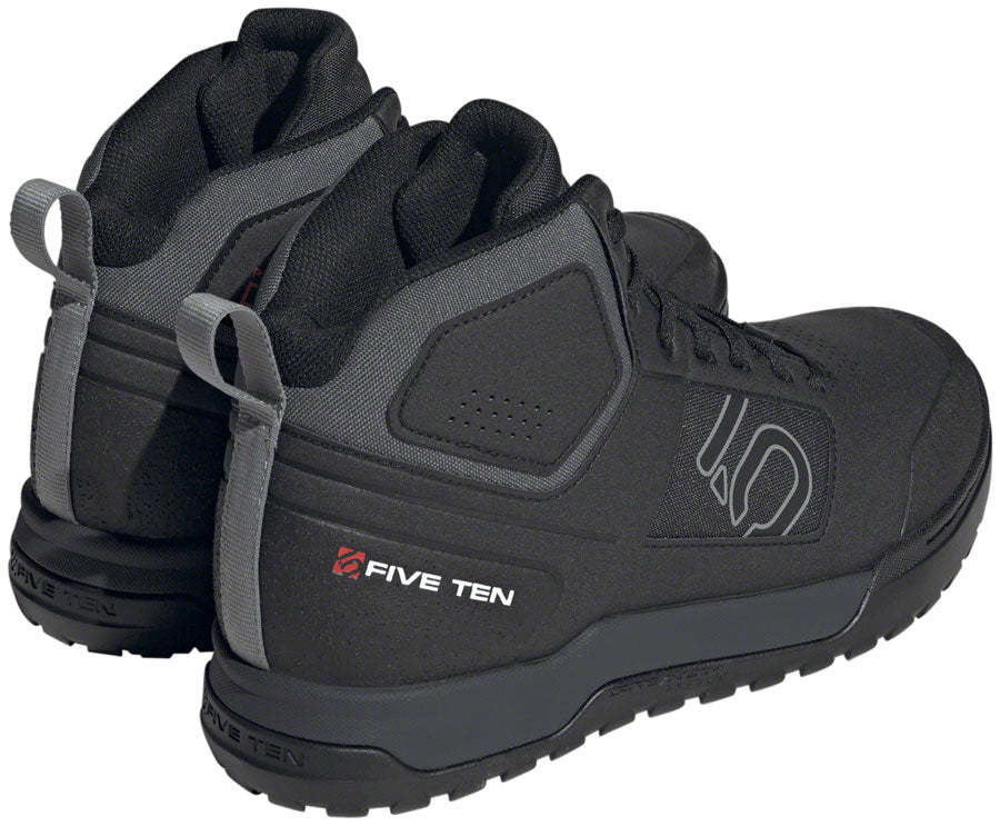 Five Ten Impact Pro Mid Flat Shoes - Men's, Core Black/Gray Three/Gray Six, 7.5 - Flat Shoe - Impact Pro Flat Shoe Mid Flat Shoe - Men's, Core Black/Gray Three/Gray Six