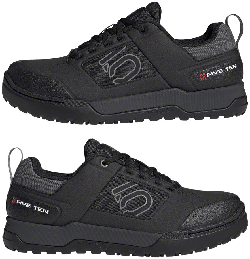 Five Ten Impact Pro Flat Shoes - Men's, Core Black/Gray Three/Gray Six, 10.5 MPN: HQ3365-10- UPC: 195748018544 Flat Shoe Impact Pro Flat Shoe - Men's, Core Black/Gray Three/Gray Six