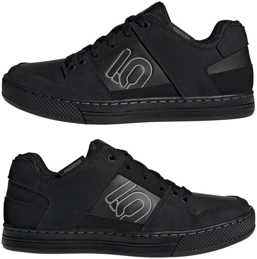 Five Ten Freerider DLX Flat Shoes - Men's, Core Black/Core Black/Gray Three, 8 - Flat Shoe - Freerider DLX Flat Shoes - Men's, Core Black/Core Black/Gray Three