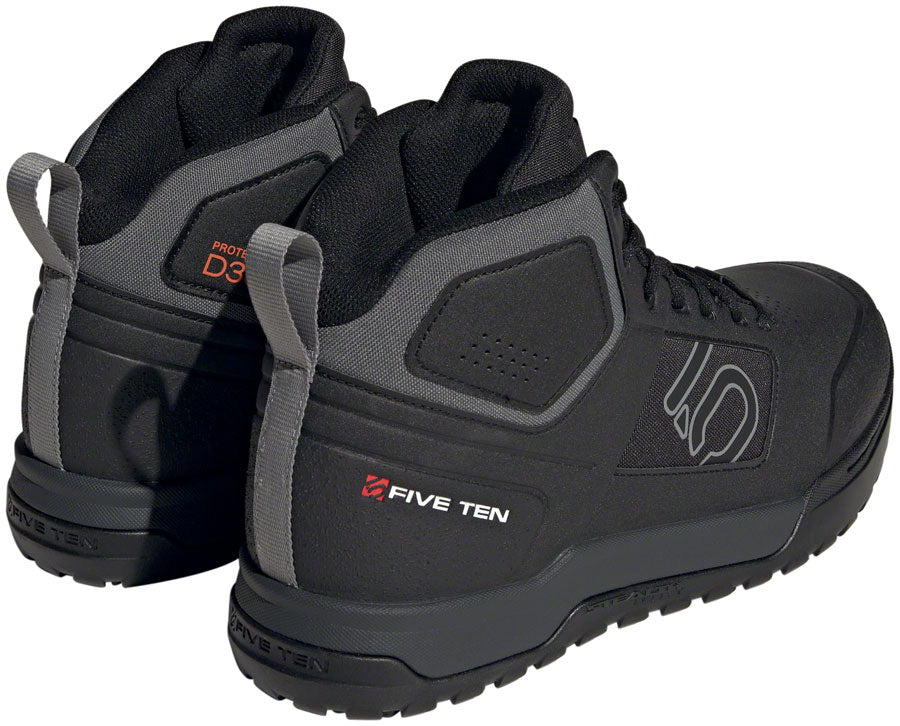 Five Ten Impact Pro Mid Flat Shoes - Men's, Core Black/Gray Three/Gray Six, 9.5 - Flat Shoe - Impact Pro Mid Shoes - Men's, Core Black/Gray Three/Gray Six