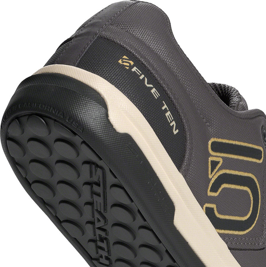 Five Ten Freerider Pro Canvas Flat Shoes - Men's, Charcoal/Carbon/Oat, 10.5 - Flat Shoe - Freerider Pro Canvas Flat Shoes - Men's, Charcoal/Carbon/Oat