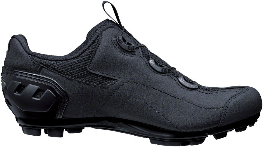 Sidi MTB Gravel Clipless Shoes - Men's, Black/Black, 45 - Mountain Shoes - Gravel Clipless Shoes - Men's, Black