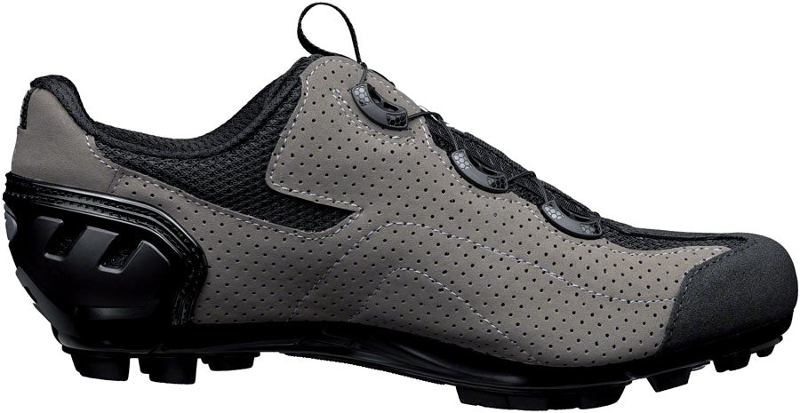 Sidi MTB Gravel Clipless Shoes - Men's, Black/Titanium, 44.5 - Mountain Shoes - Gravel Clipless Shoes - Men's, Black/Titanium