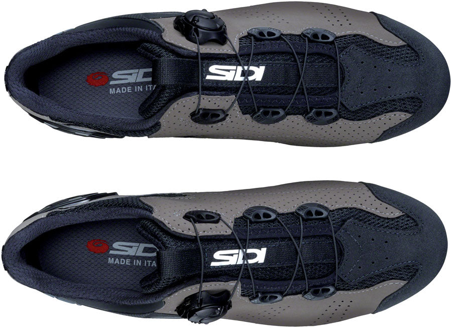 Sidi MTB Gravel Clipless Shoes - Men's, Black/Titanium, 45 MPN: 000MCGRAVEL-NETI-450 Mountain Shoes Gravel Clipless Shoes - Men's, Black/Titanium