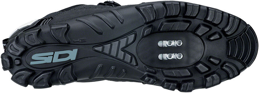 Sidi Turbo Mountain Clipless Shoes Men s Black Black 44 Mountain Worldwide Cyclery