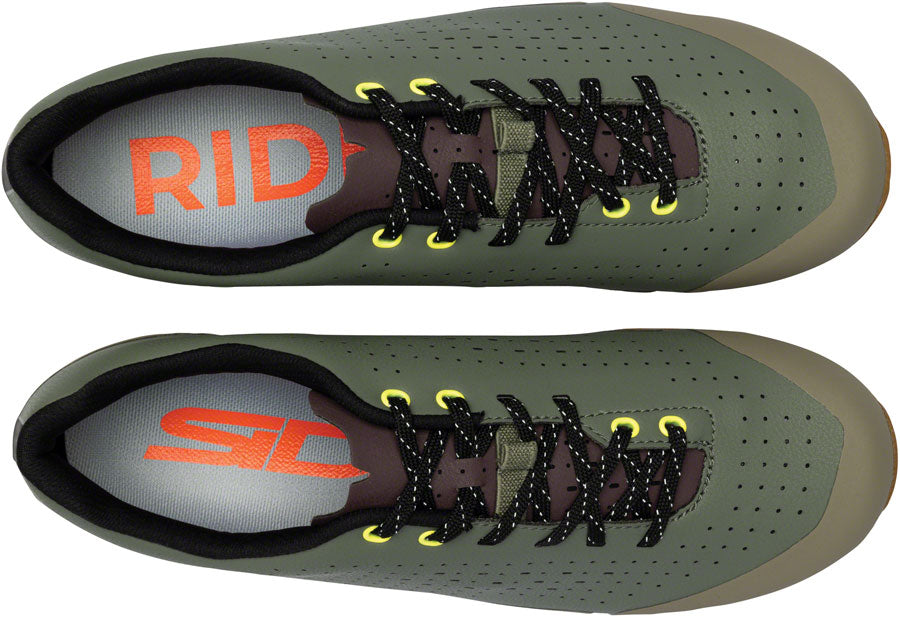 SIDI Asper Laces Gravel Shoes - Men's Black/Olive Green 44 main image 0