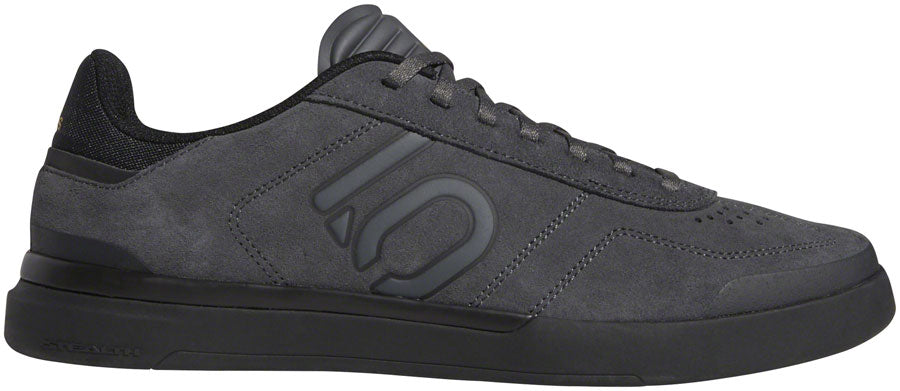 Five Ten Sleuth DLX Flat Shoes - Men's, Gray Six / Core Black / Matte Gold, 9.5 - Flat Shoe - Sleuth DLX Flat Shoe - Men's, Grey Six / Core Black / Matte Gold