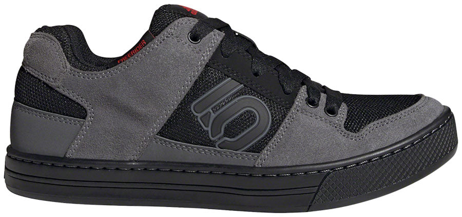 Five Ten Freerider Flat Shoes - Men's, Gray Five / Core Black / Gray Four, 8 - Flat Shoe - Freerider Flat Shoe  -  Men's, Grey Five / Core Black / Grey Four