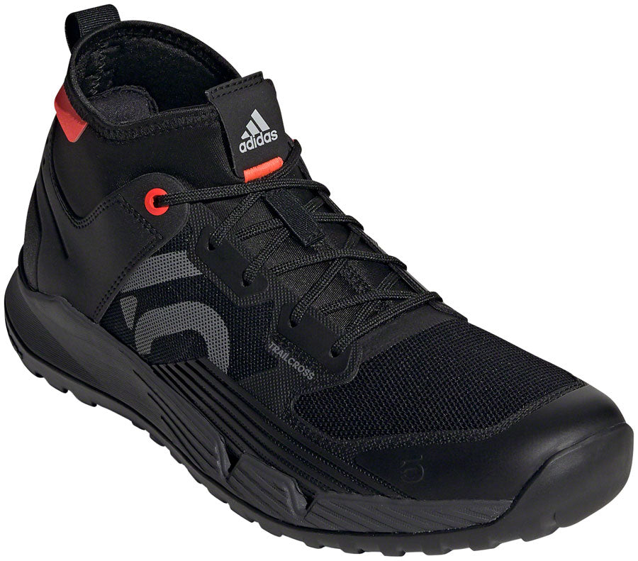 Five Ten Trailcross XT Flat Shoes - Men's, Core Black / Gray Four / Solar Red, 12