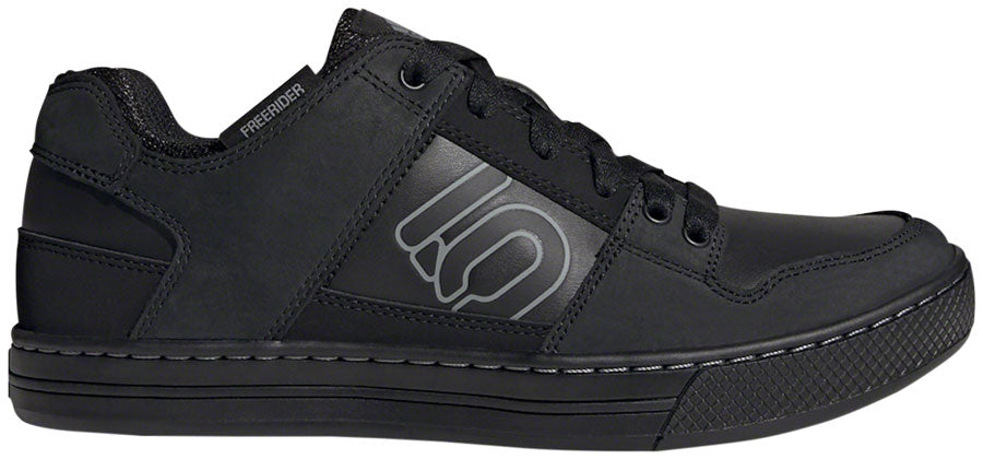 Five Ten Freerider DLX Flat Shoes - Men's, Core Black / Core Black / Gray Three, 9.5 - Flat Shoe - Freerider DLX Flat Shoe  -  Men's, Core Black / Core Black / Grey Three