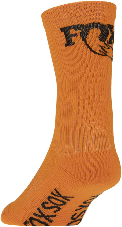 FOX High Tail Socks - Orange, 7", Small/Medium - Sock - High Tail Sock