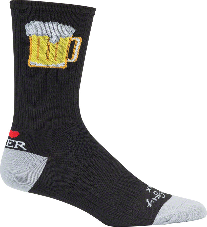 SockGuy SGX Tallboy Socks - 6 inch, Black, Large/X-Large