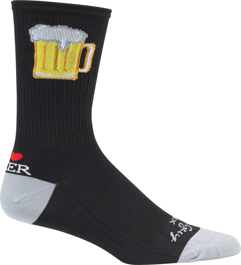 Chaussettes De Cyclisme SockGuy SGX 6 Blanches Taille S/M Chaussettes De Cyclisme SockGuy SGX 6 Blanches Taille S/M