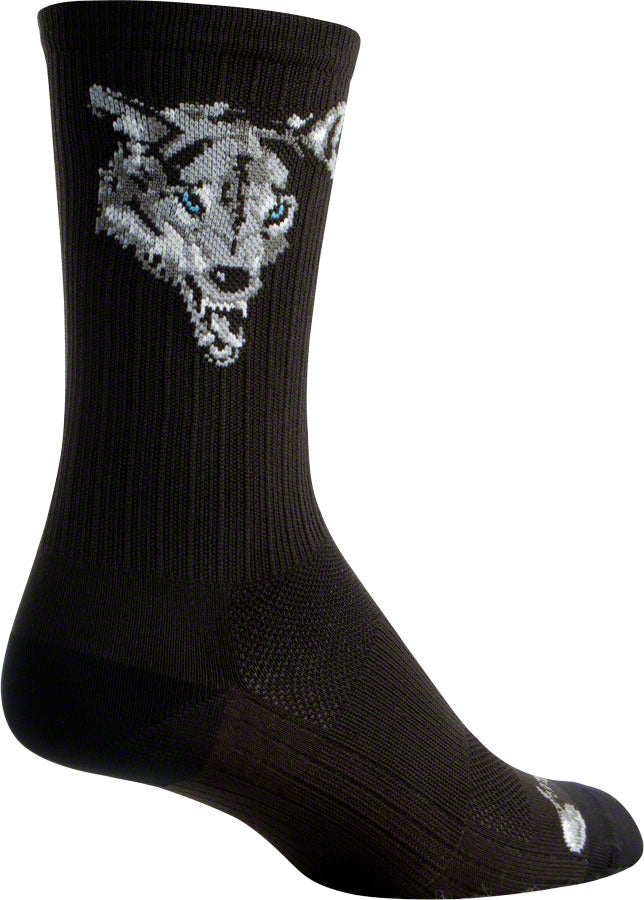 SockGuy SGX Wolf Socks - 6", Black, Small/Medium MPN: X6WOLF UPC: 602573086766 Sock SGX Socks