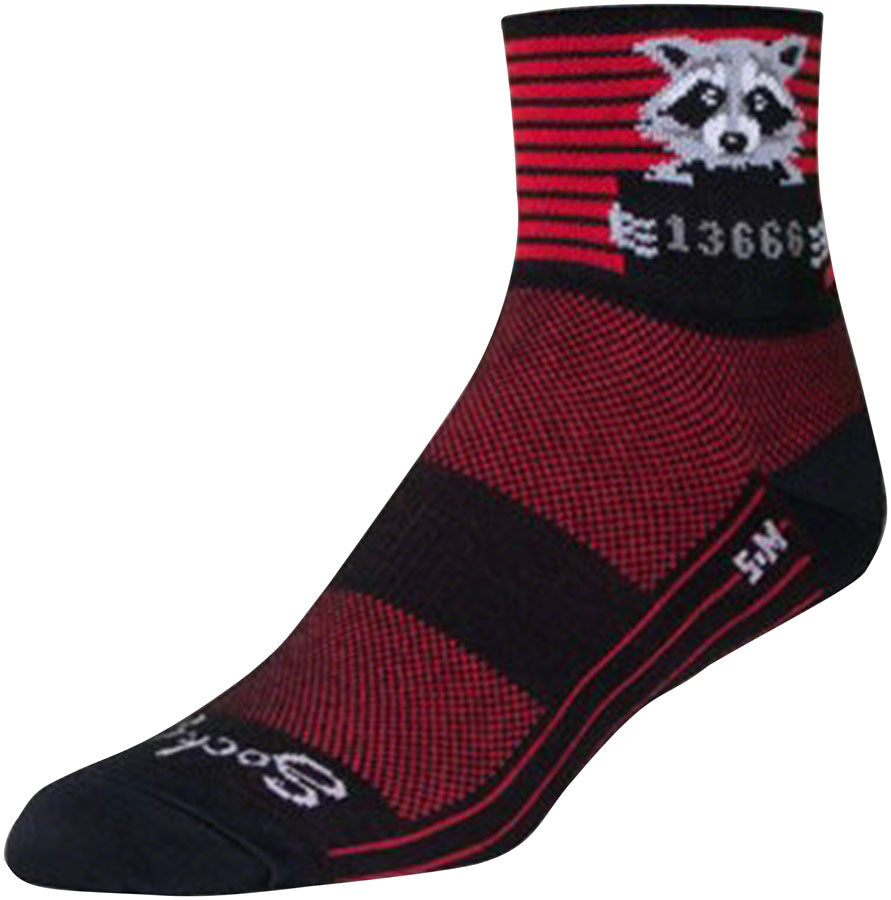SockGuy Classic Busted Socks - 3", Black/Red Stripe, Small/Medium MPN: BUSTED UPC: 602573089019 Sock Classic Socks