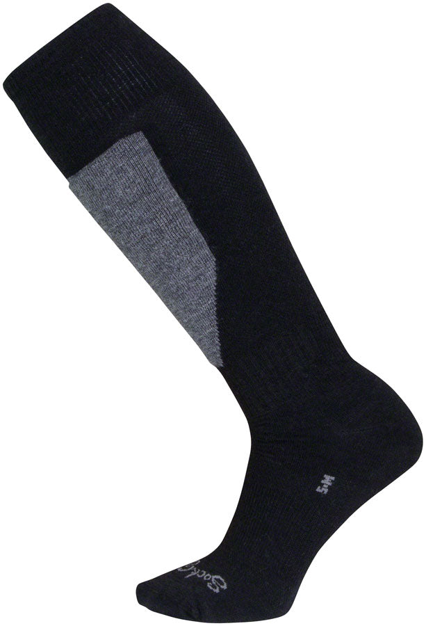 SockGuy Mountain Flyweight Wool Socks - 12", Elite, Small/Medium - Sock - Wool Socks