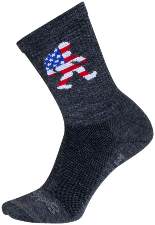SockGuy Big Foot Wool Socks - 6", Large/X-Large - Sock - Wool Socks