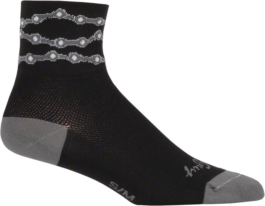 SockGuy Classic Chains Socks - 3 inch, Black, Large/X-Large MPN: SGCHA L UPC: 875621001091 Sock Classic Socks