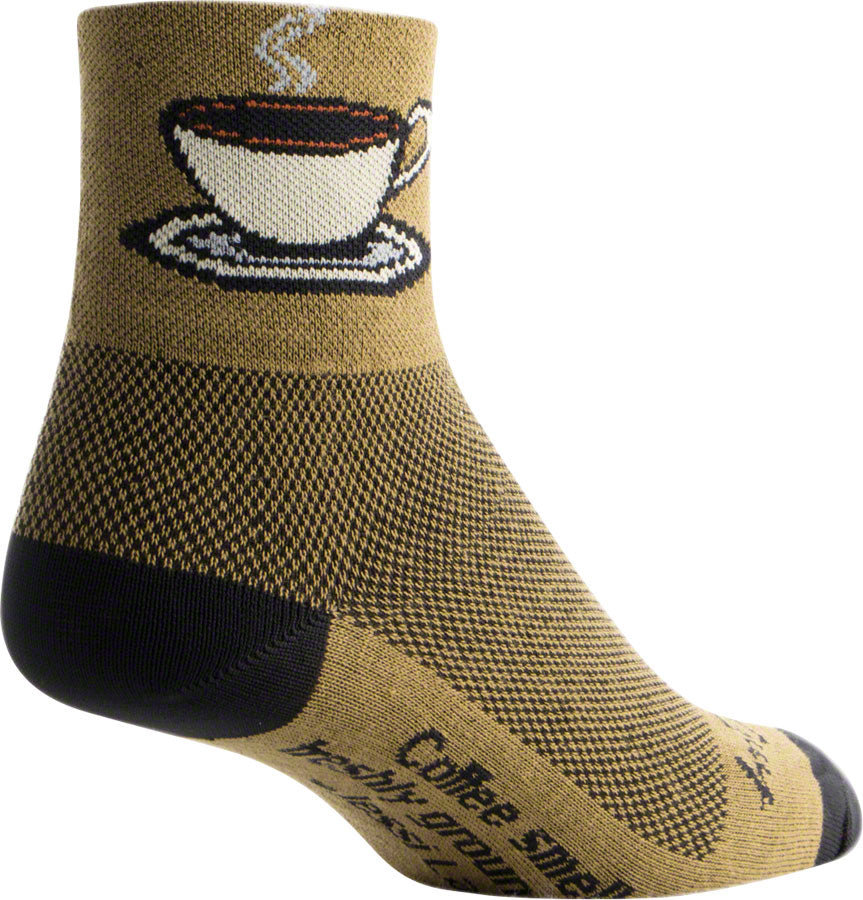 SockGuy Java Sock: Brown LG/XL