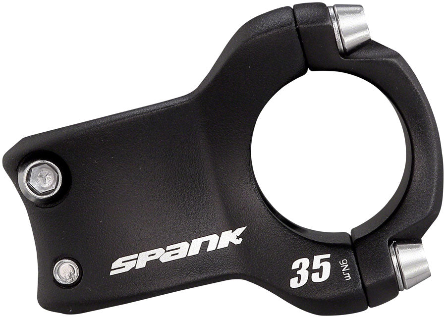 Spank Spike Race 2 Stem - 35mm, 31.8 Clamp, +/-0, 1 1/8", Aluminum, Black - Stems - Spike Race 2 Stem