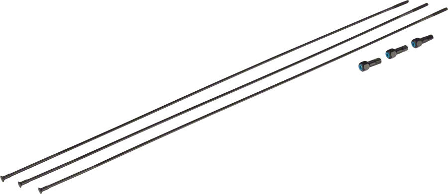 SRAM Spokes/Nipples 3-pack 281mm Bladed Straight-Pull External Black, Roam 50, 27.5" MPN: 11.1918.027.004 UPC: 710845740527 Spoke Kit Roam Spoke Kit