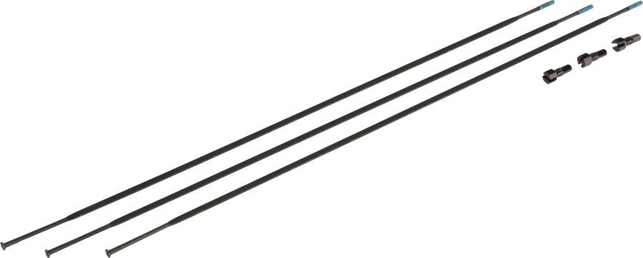 SRAM Spokes/Nipples 3-pack 276mm Straight-Pull External Black, Roam 30, 27.5" MPN: 11.1918.027.010 UPC: 710845758225 Spoke Kit Roam Spoke Kit