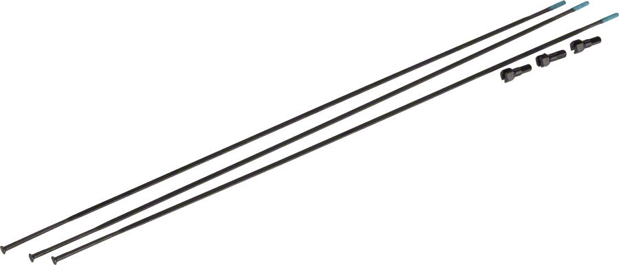 SRAM Spokes/Nipples 3-pack 276mm Straight-Pull External Black, Roam 40/Rail 40, 27.5 MPN: 11.1918.027.013 UPC: 710845758256 Spoke Kit Roam Spoke Kit