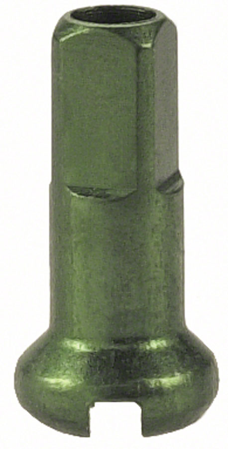 DT Swiss Standard Spoke Nipples - Aluminum, 2.0 x 12mm, Green, Box of 100 MPN: N0AA20120O0100 Spoke Nipple Standard Nipples Alloy 12mm