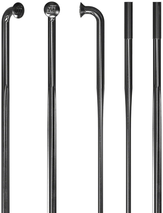 DT Swiss Revolite Spokes - 2.0/1.3/2.3, 290mm, J-bend, Black, Box of 20