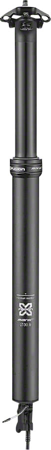 X-Fusion Manic Dropper Seatpost - 31.6mm, 125mm, Black - Dropper Seatpost - Manic Dropper Seatpost