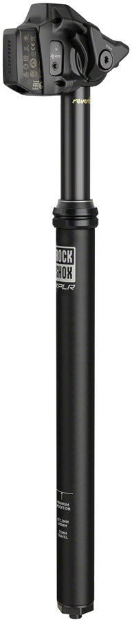 RockShox Reverb AXS XPLR Dropper Seatpost - 27.2mm, 50mm, 350, Black, A1 MPN: 00.6818.062.002 UPC: 710845860867 Dropper Seatpost Reverb AXS XPLR Dropper Seatpost