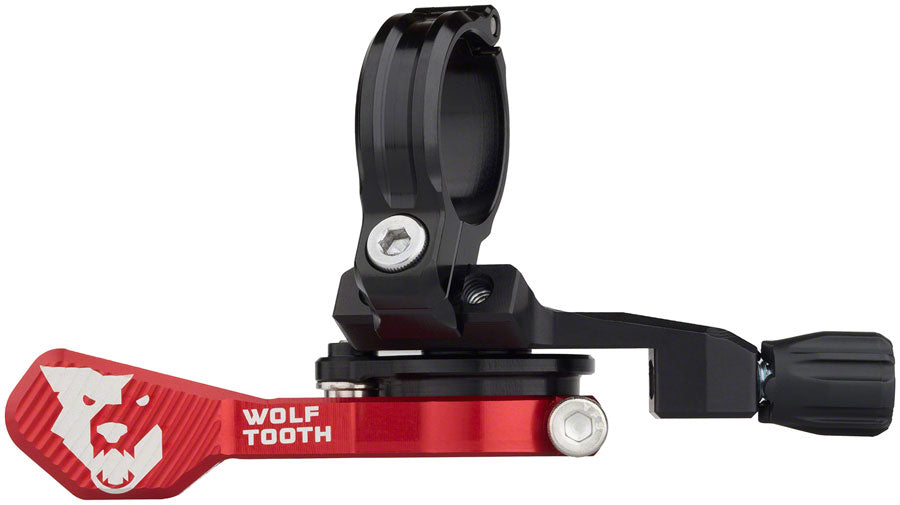 Wolf Tooth ReMote Pro Dropper Post Lever - 22.2mm Clamp, Red MPN: REMOTE-PRO-RED UPC: 810006809510 Dropper Seatpost Remote ReMote Pro Dropper Post Lever