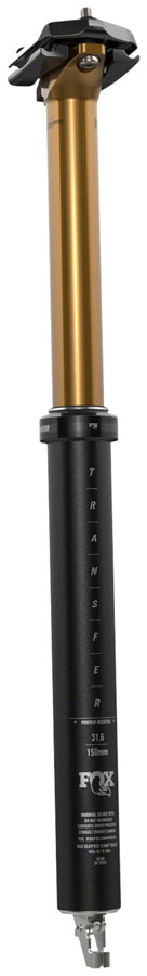 FOX Transfer Factory Dropper Seatpost - 30.9 mm, 180 mm, Internal | Worldwide Cyclery FOX Transfer Factory Dropper Seatpost - 30.9 mm, 180 mm, Internal | Worldwide Cyclery